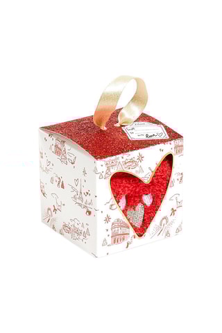 Chaussettes antidérapantes Noel Box Red - Rouge - Etam