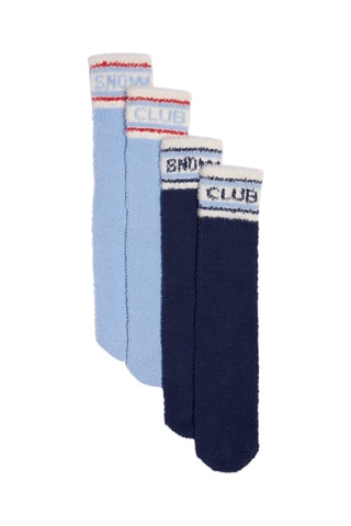 2 paires de chaussettes Otis - Bleu - Etam