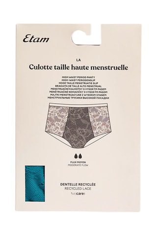 Culotte menstruelle Til - Turquoise - Etam