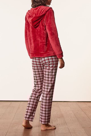 Pyjama 3 pièces  Coraline - Blanc et rouge  - Etam