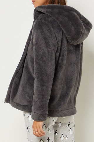 Pyjama 3 pièces Ved - Anthracite et noir - Etam