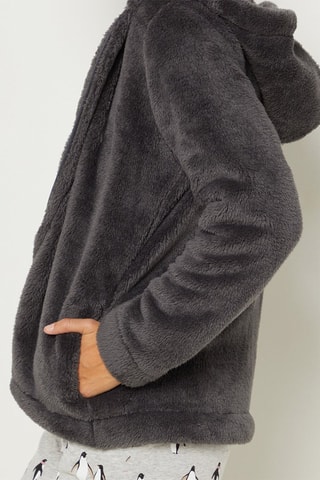 Pyjama 3 pièces Ved - Anthracite et noir - Etam