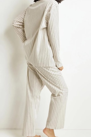 Pyjama Collaboration IDLF unisexe - Ecru et gris foncé - Dim