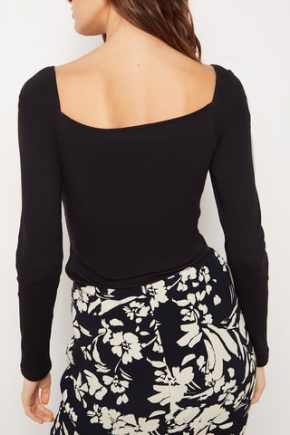 T-shirt - Noir - Etam