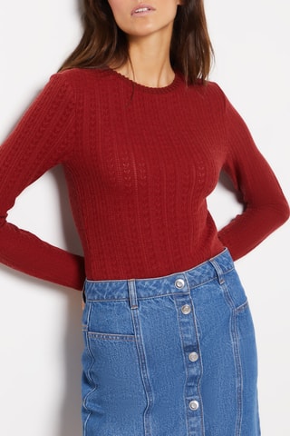 T-shirt - Rouge - Etam