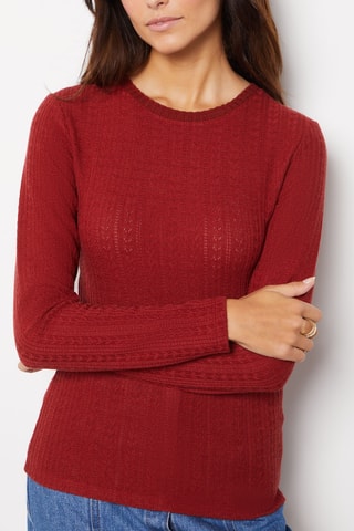 T-shirt - Rouge - Etam