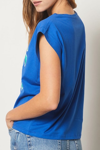 T-shirt Palmiro - Bleu royal - Etam