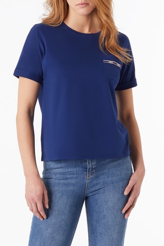 T-shirt Snow Bleu marine - Etam