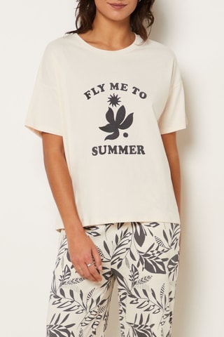 T-shirt - Blanc - Etam