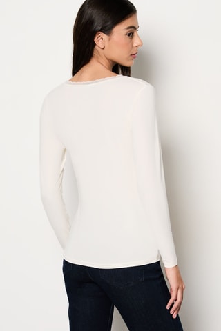 TshirtWarm Me Up Lace - Écru  - Etam