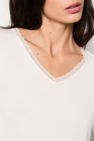 TshirtWarm Me Up Lace - Écru  - Etam