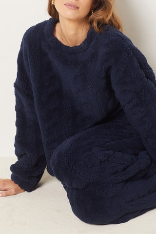 Sweat de pyjama Nalane - Bleu marine - Etam