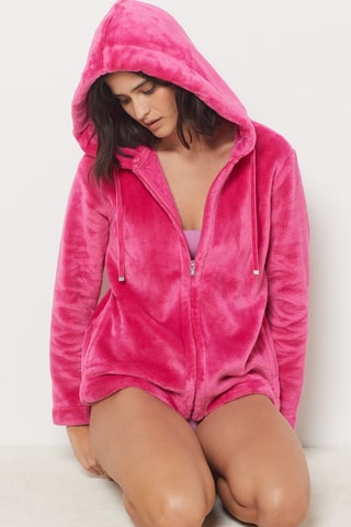 Sweat à capuche  Naci - Rose  - Etam