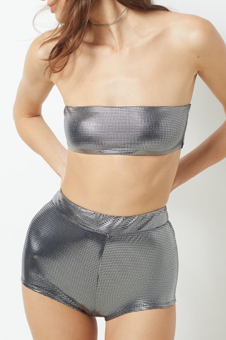 Short taille haute Futurista - Argenté - Etam