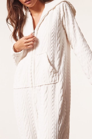 Combinaison à capuche Bloom Ecru - Etam