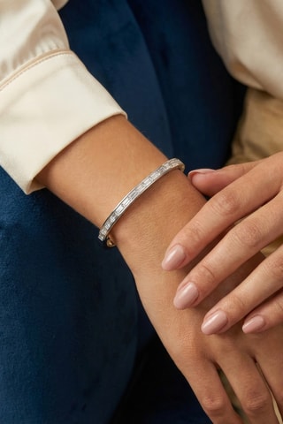 Bracciale bangle - Argentato