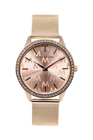 Relógio de quartzo em aço Dourado rosa - Marc Malone