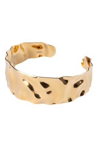 Pulseira larga - Banhada a ouro amarelo