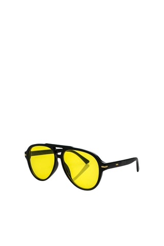 Óculos de sol unissexo - Amarelo e preto