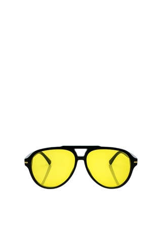 Óculos de sol unissexo - Amarelo e preto