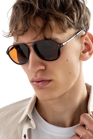 Óculos de sol polarizados unissexo - Castanho