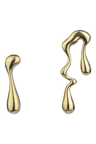 Brincos Averie - Banhados a ouro amarelo - Marc Malone