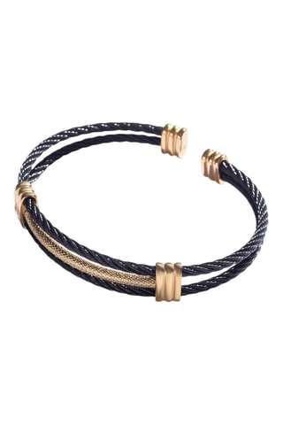 Pulseira rígida - Banhada a ouro amarelo