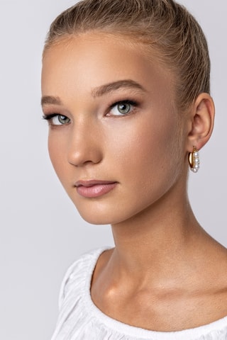 Argolas Angel - Banhadas a ouro amarelo