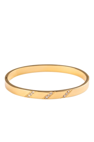 Pulseira rígida - Banhado a ouro amarelo - Marc Malone