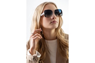 Óculos de sol mulher - Categoria 3 - Emily Westwood - Azul, dourado, preto e rosa