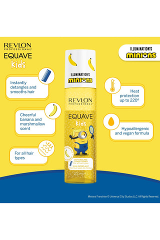Cuidado desembaraçante bifase minions equave kids - Cabelos de crianças - 200 ml