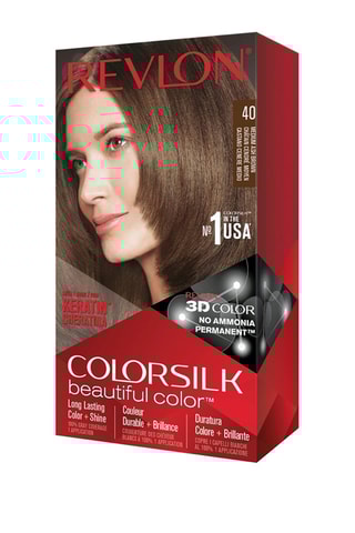 Tinta permanente Colorsilk - Castanho-médio - 130 ml