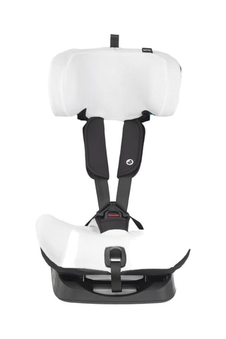 Funda para silla de coche de algodón orgánico Bébé Confort - De 15 meses a 12 años - Blanco - Blanco