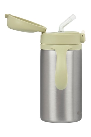 Vaso isotérmico de acero inoxidable con pajita - Desde 12 meses - 280 ml