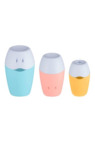 3 juguetes de actividades para el baño - Desde 10 meses