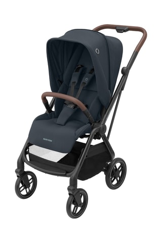 Silla de paseo plegable Leoana 2 - Antracita - De recién nacido a 4 años - Hasta 22 kg - Negro