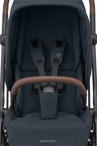 Silla de paseo plegable Leoana 2 - Antracita - De recién nacido a 4 años - Hasta 22 kg - Negro