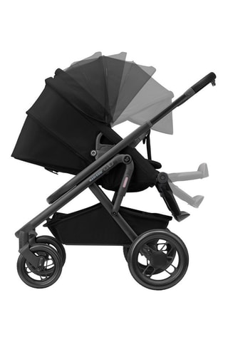 Silla de paseo dúo Lila XP+  - De recién nacido a 4 años - Hasta 22 kg - Negro