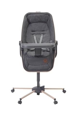 Berceau et kit repas Alba - 93,3 x 84,1 x 45,3 cm - De la naissance à 3 ans - Gris