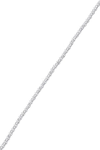 Bracelet - Or blanc et diamants