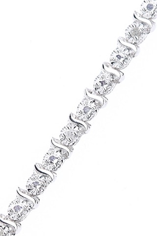 Bracelet - Or blanc et diamants