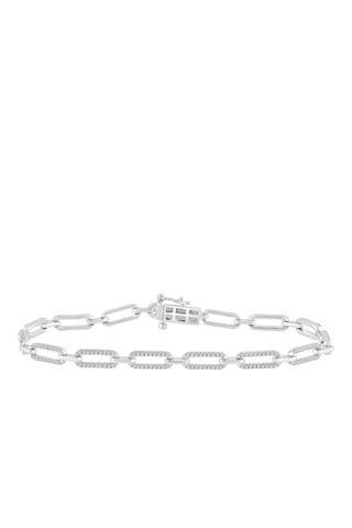 Bracelet - Or blanc et diamants