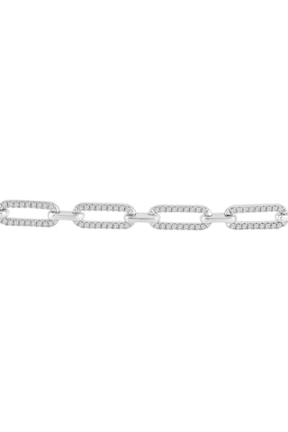 Bracelet - Or blanc et diamants