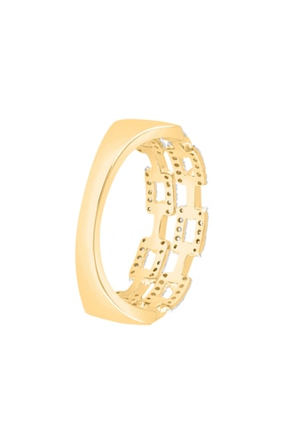 Bague - Or jaune et diamants