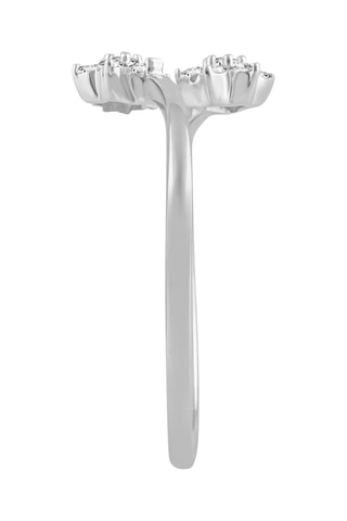 Bague - Or blanc et diamants