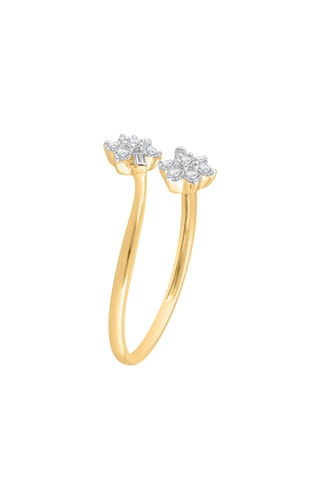 Bague - Or jaune et diamants