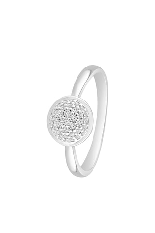 Bague - Or blanc et diamants