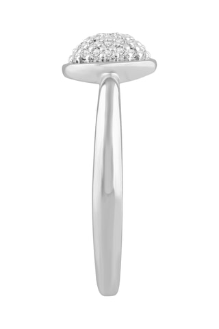 Bague - Or blanc et diamants