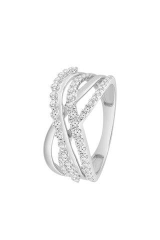 Bague - Or blanc et diamants