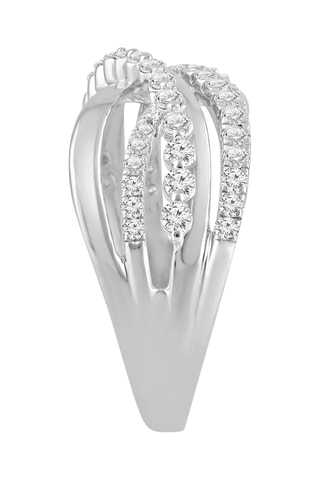 Bague - Or blanc et diamants